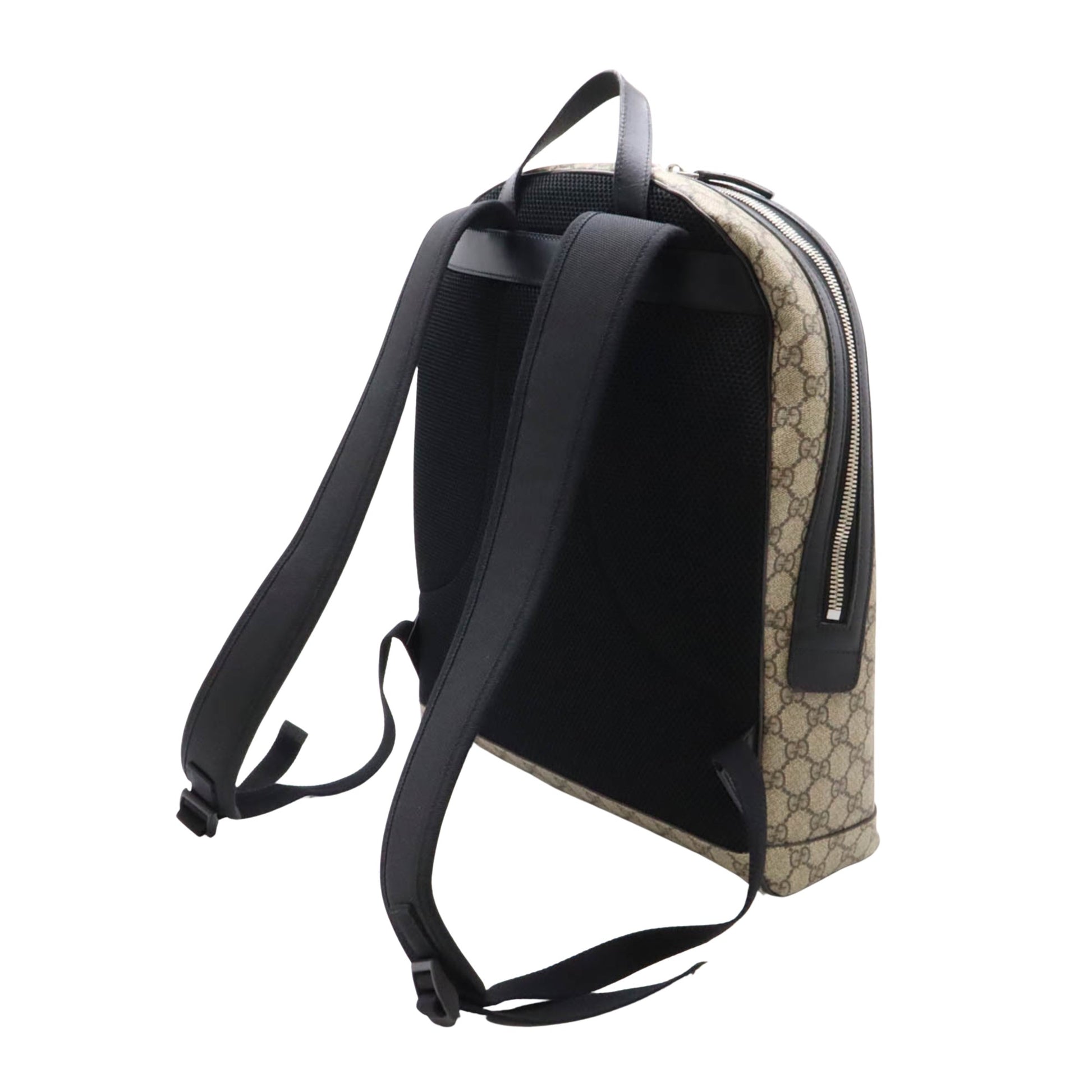Gucci Ophidia, Beige, Canvas, backpack