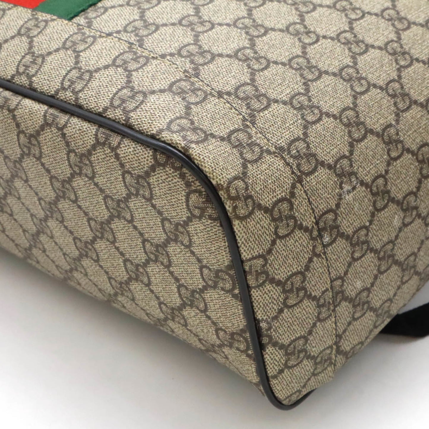 Gucci Ophidia, Beige, Canvas, backpack
