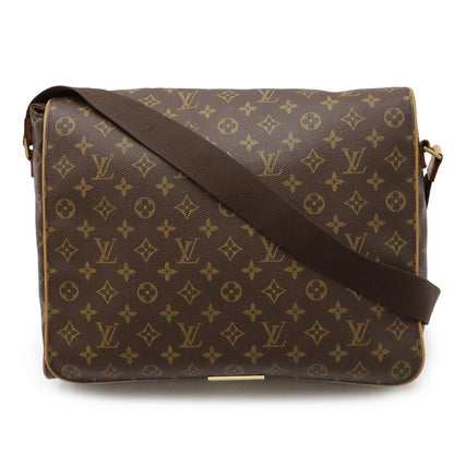Louis Vuitton Abbesses Messenger, Brown, Canvas, shoulder