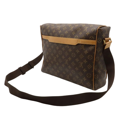 Louis Vuitton Abbesses Messenger, Brown, Canvas, shoulder