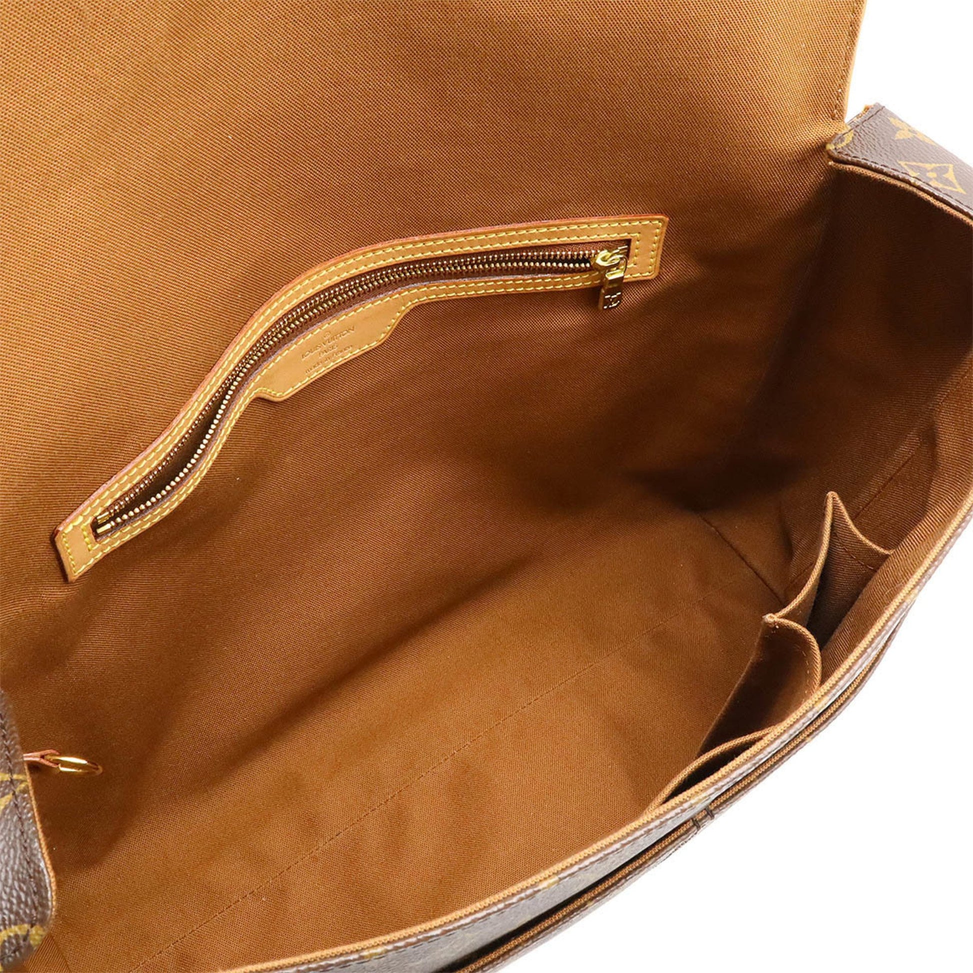 Louis Vuitton Abbesses Messenger, Brown, Canvas, shoulder