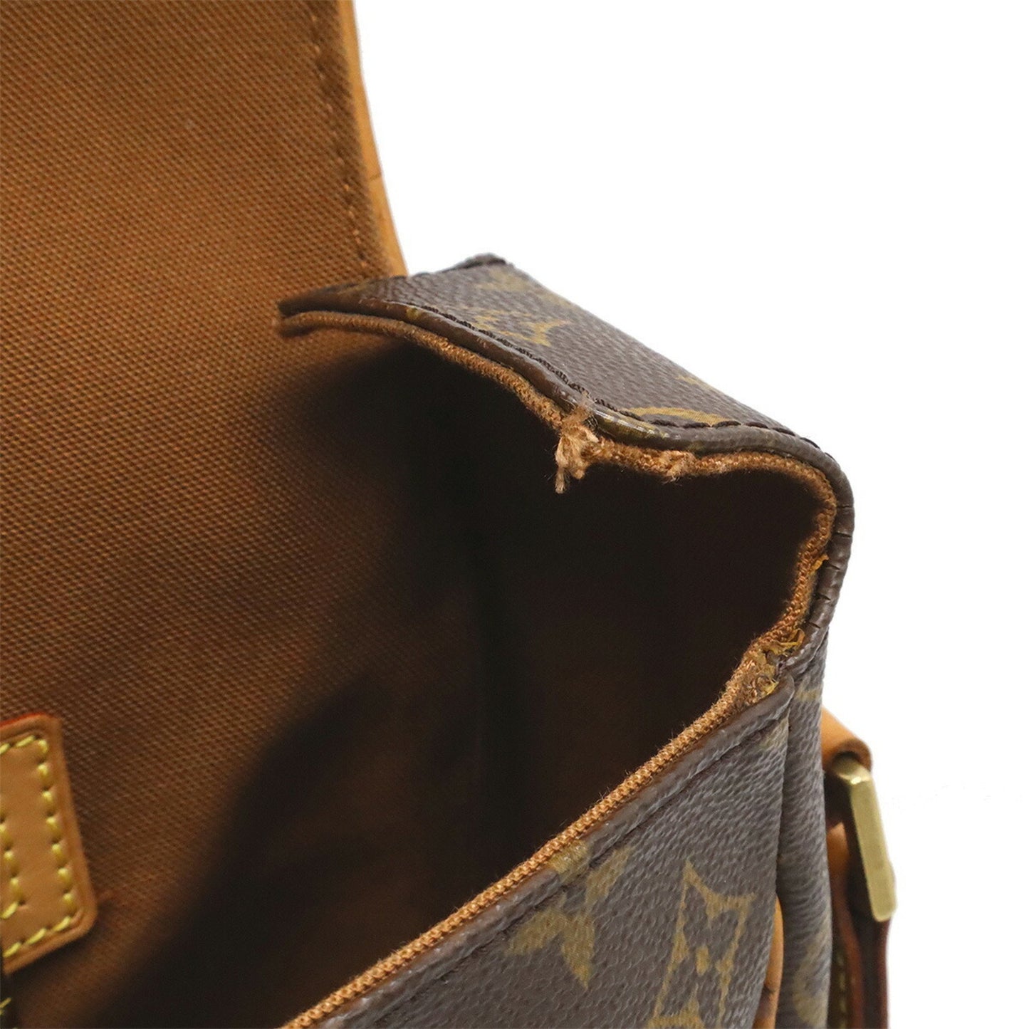 Louis Vuitton Abbesses Messenger, Brown, Canvas, shoulder
