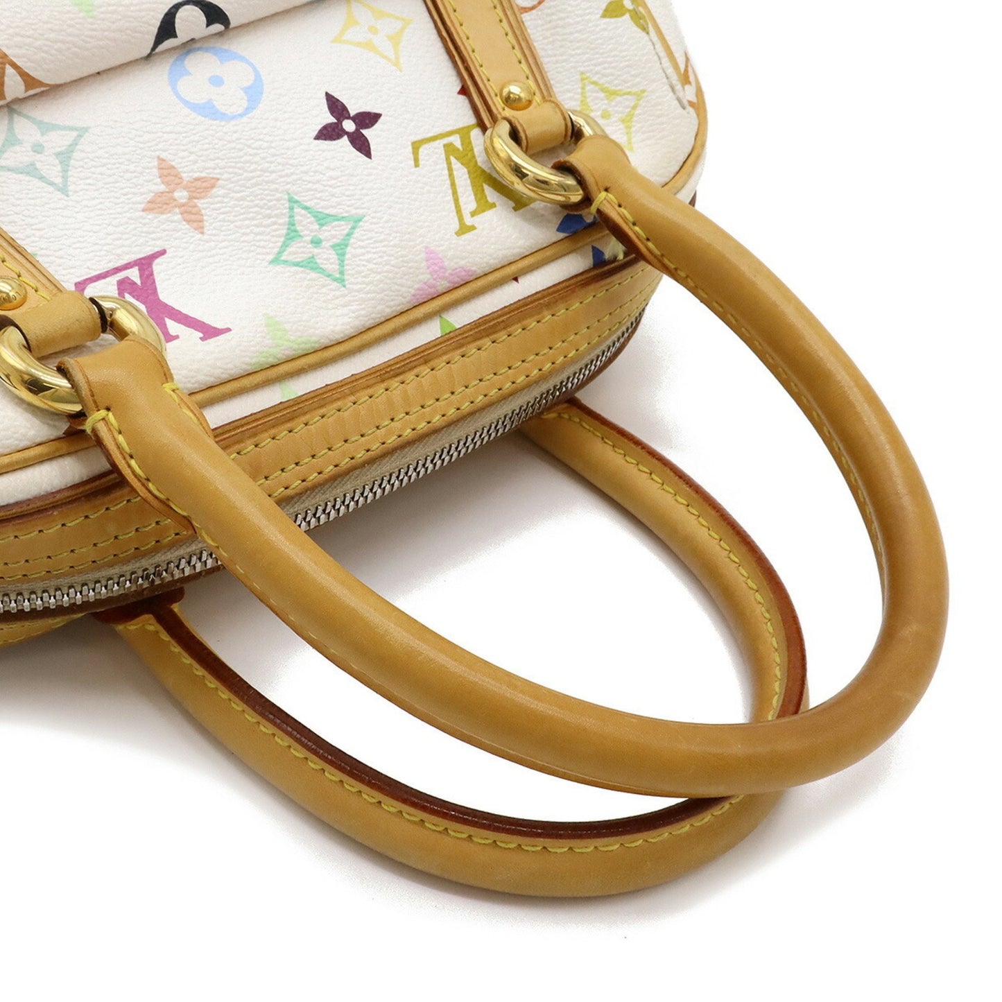 Louis Vuitton Priscilla, White, Canvas, handbag