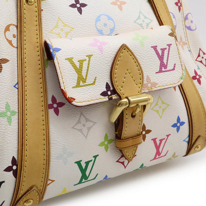 Louis Vuitton Priscilla, White, Canvas, handbag