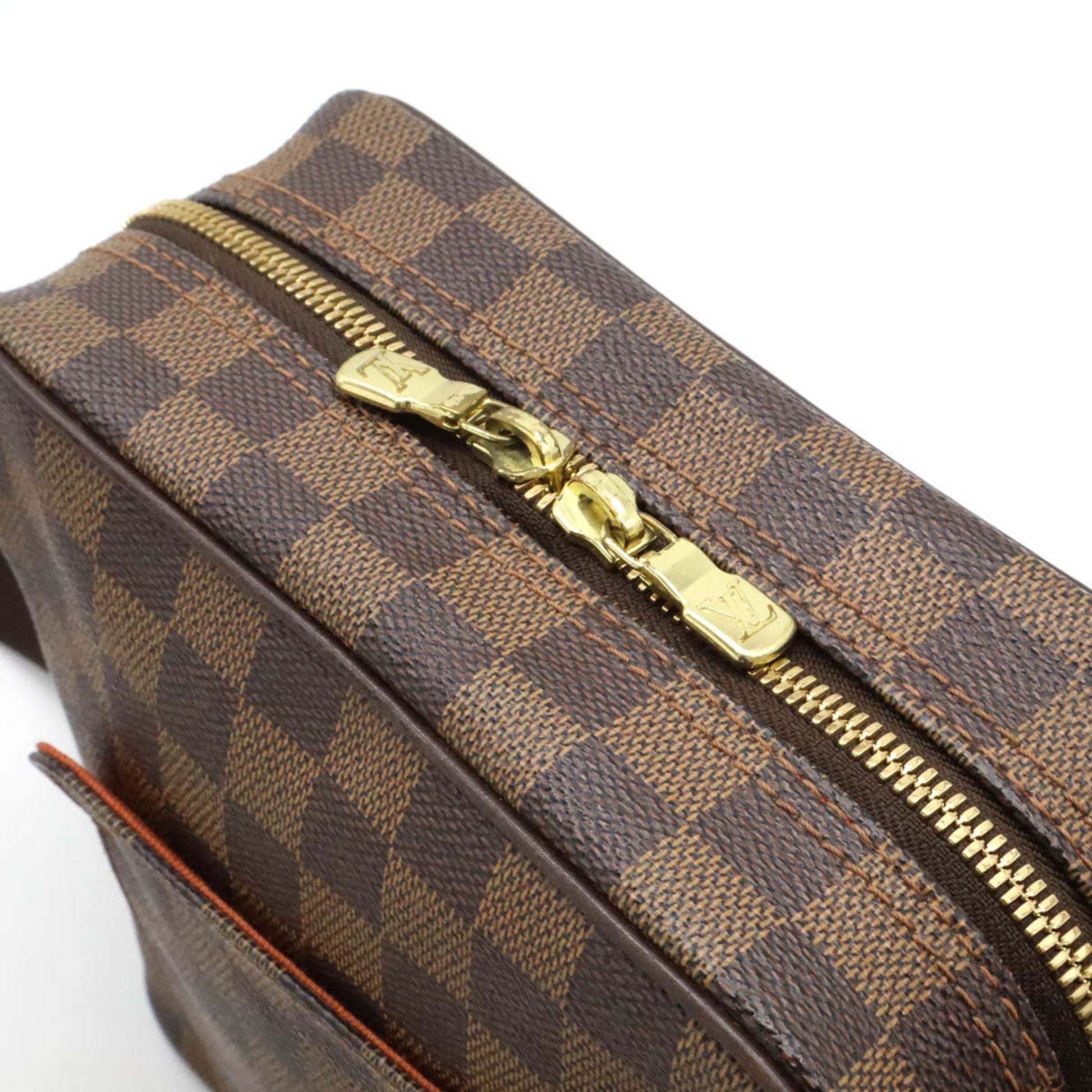 Louis Vuitton Olav, Brown, Canvas, shoulder