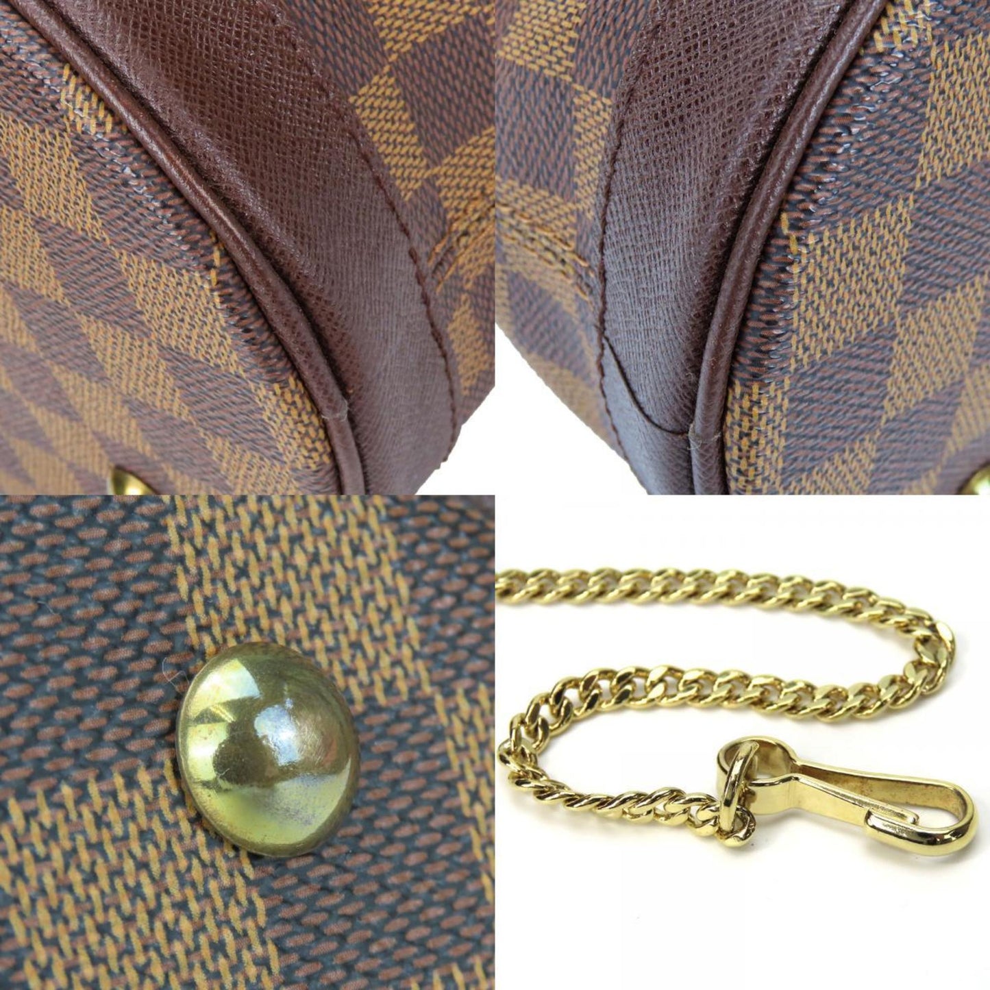 Louis Vuitton Bucket, Brown, Canvas, tote