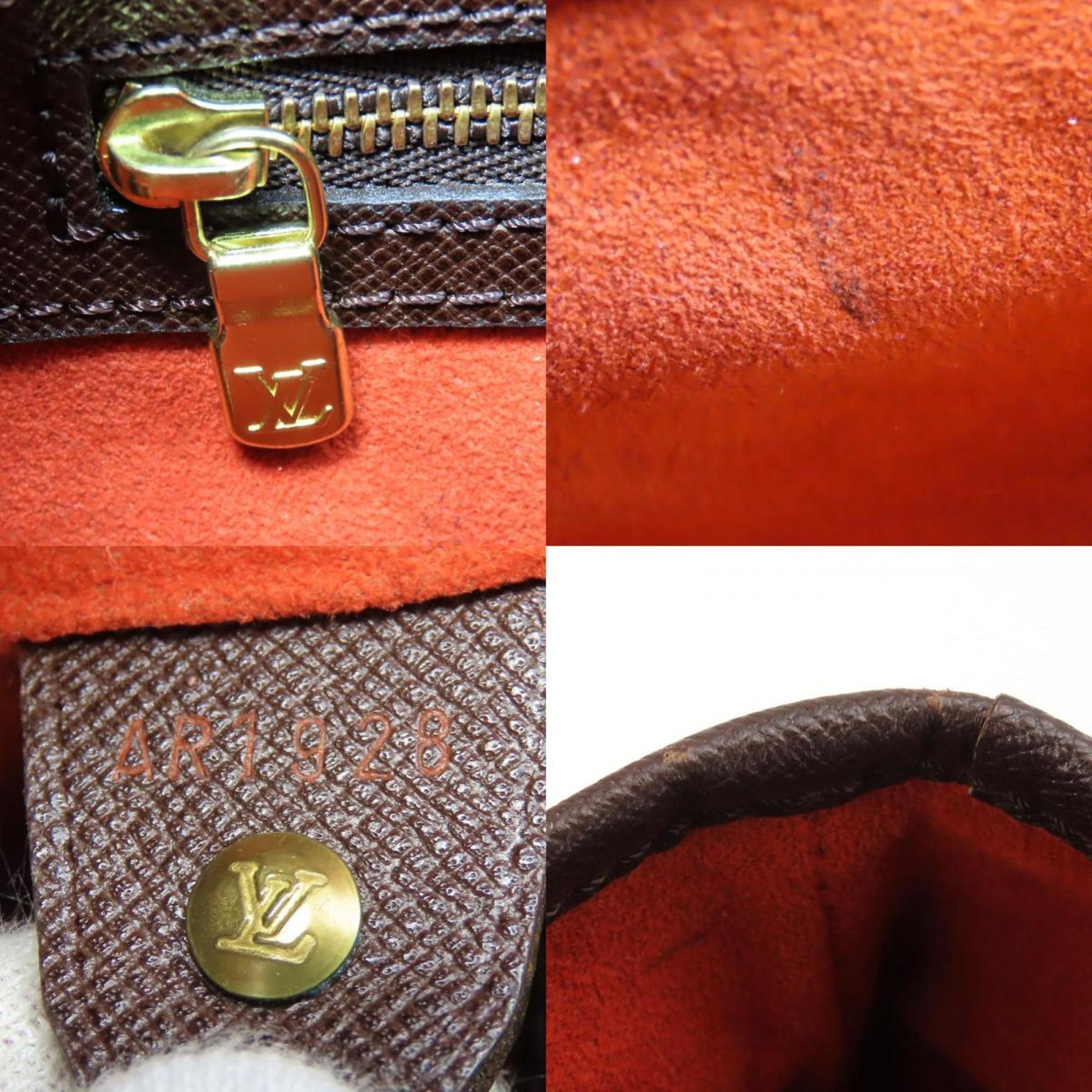 Louis Vuitton Bucket, Brown, Canvas, tote