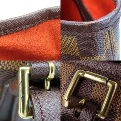 Louis Vuitton Bucket, Brown, Canvas, tote
