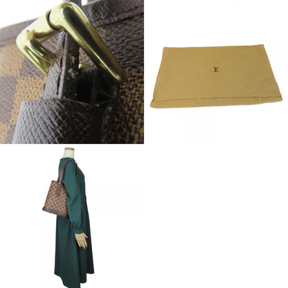 Louis Vuitton Bucket, Brown, Canvas, tote