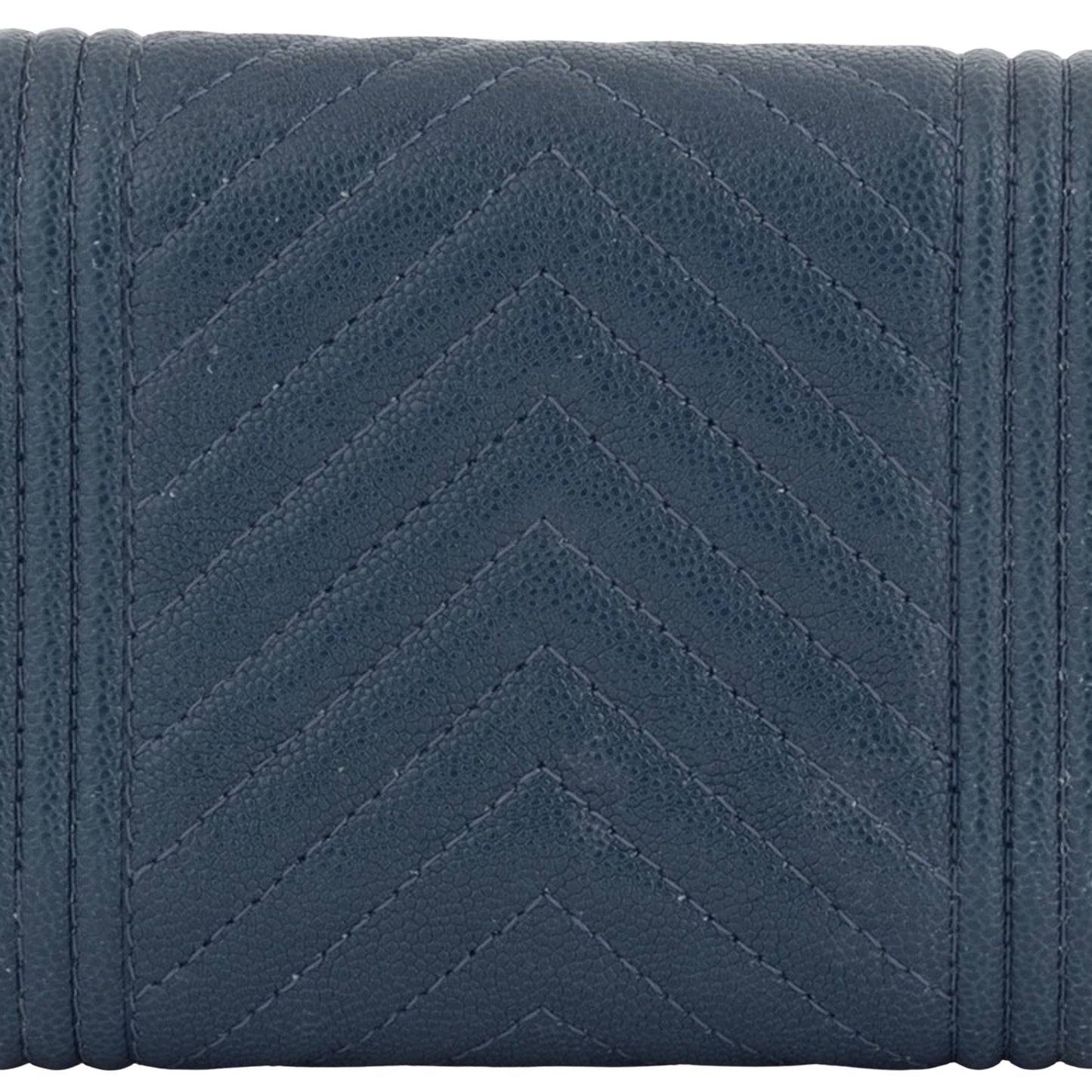 Chanel, Turquoise, Leather, wallet