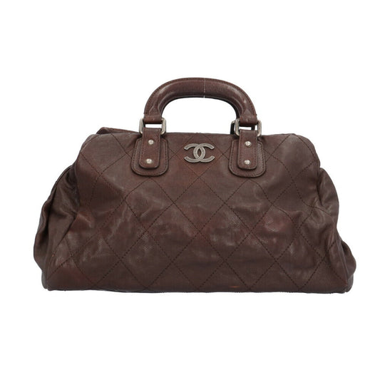 Chanel Wild stitch, Brown, Leather, tote