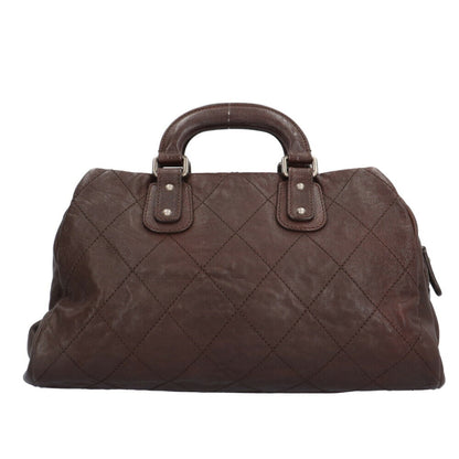 Chanel Wild stitch, Brown, Leather, tote