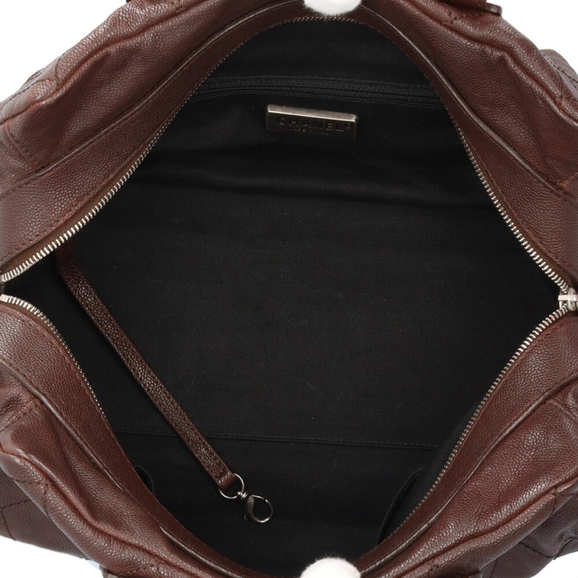 Chanel Wild stitch, Brown, Leather, tote