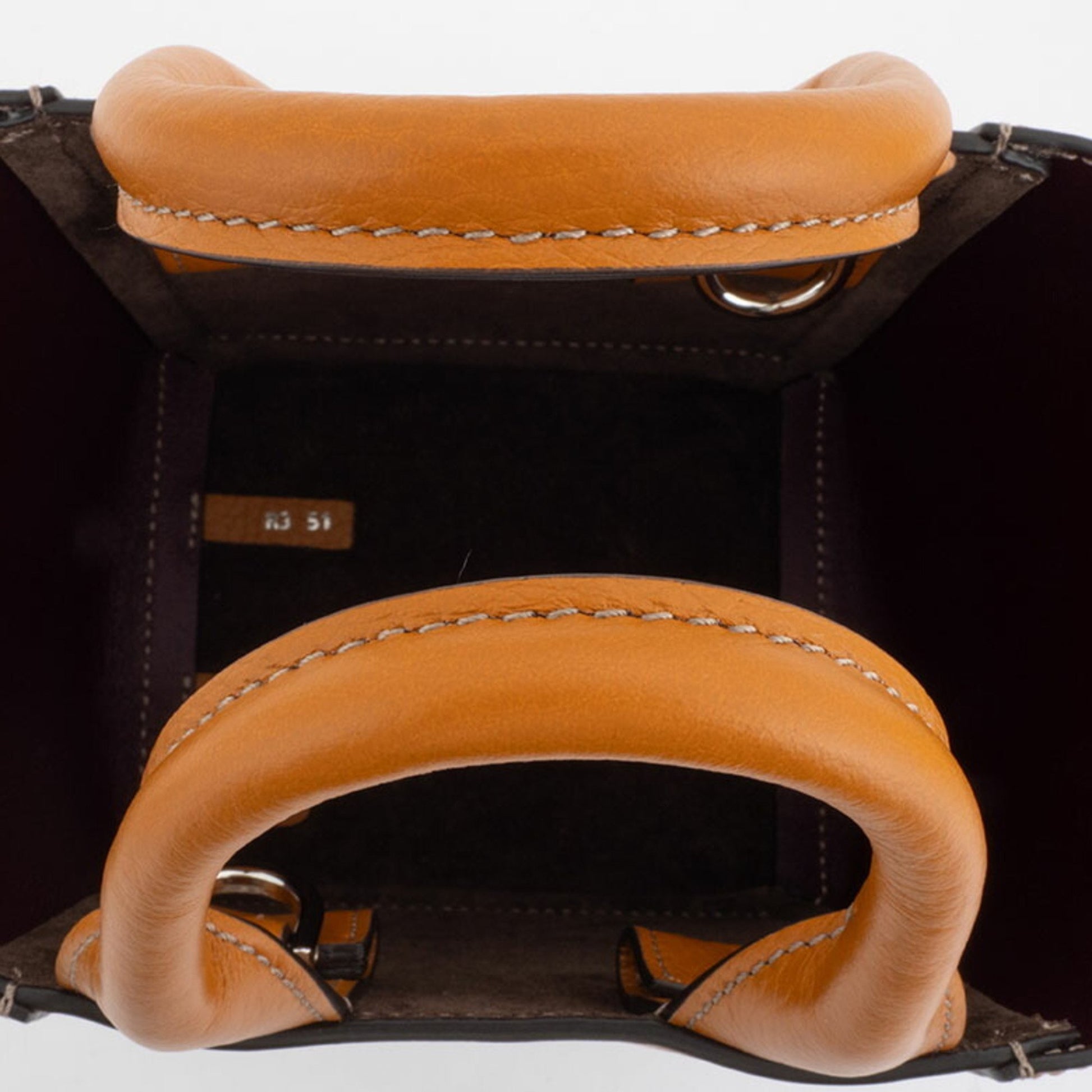 TOD'S, Orange, Leather, tote