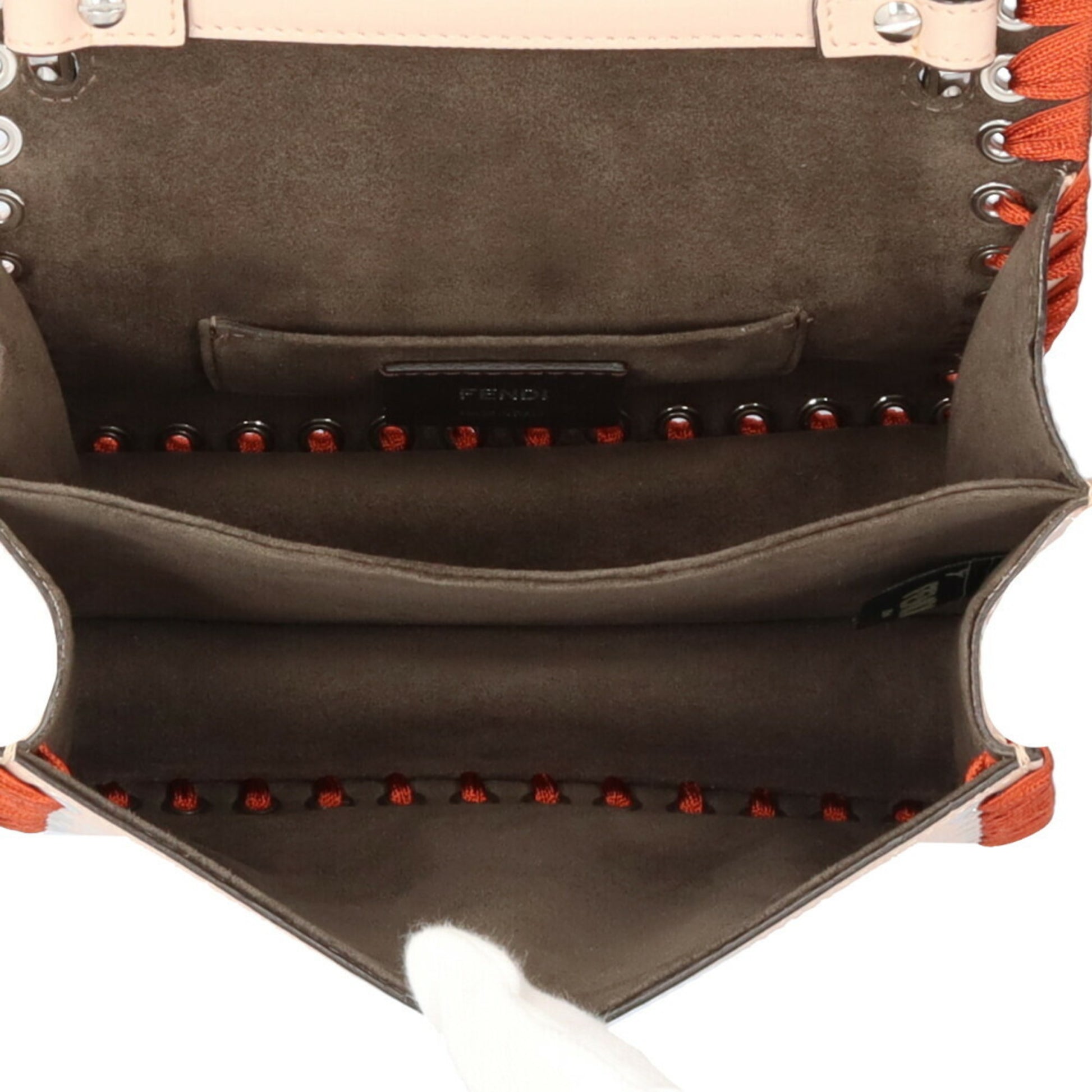 Fendi Canay, Pink, Leather, shoulder