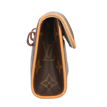 Louis Vuitton Florentine, Brown, Canvas, clutch
