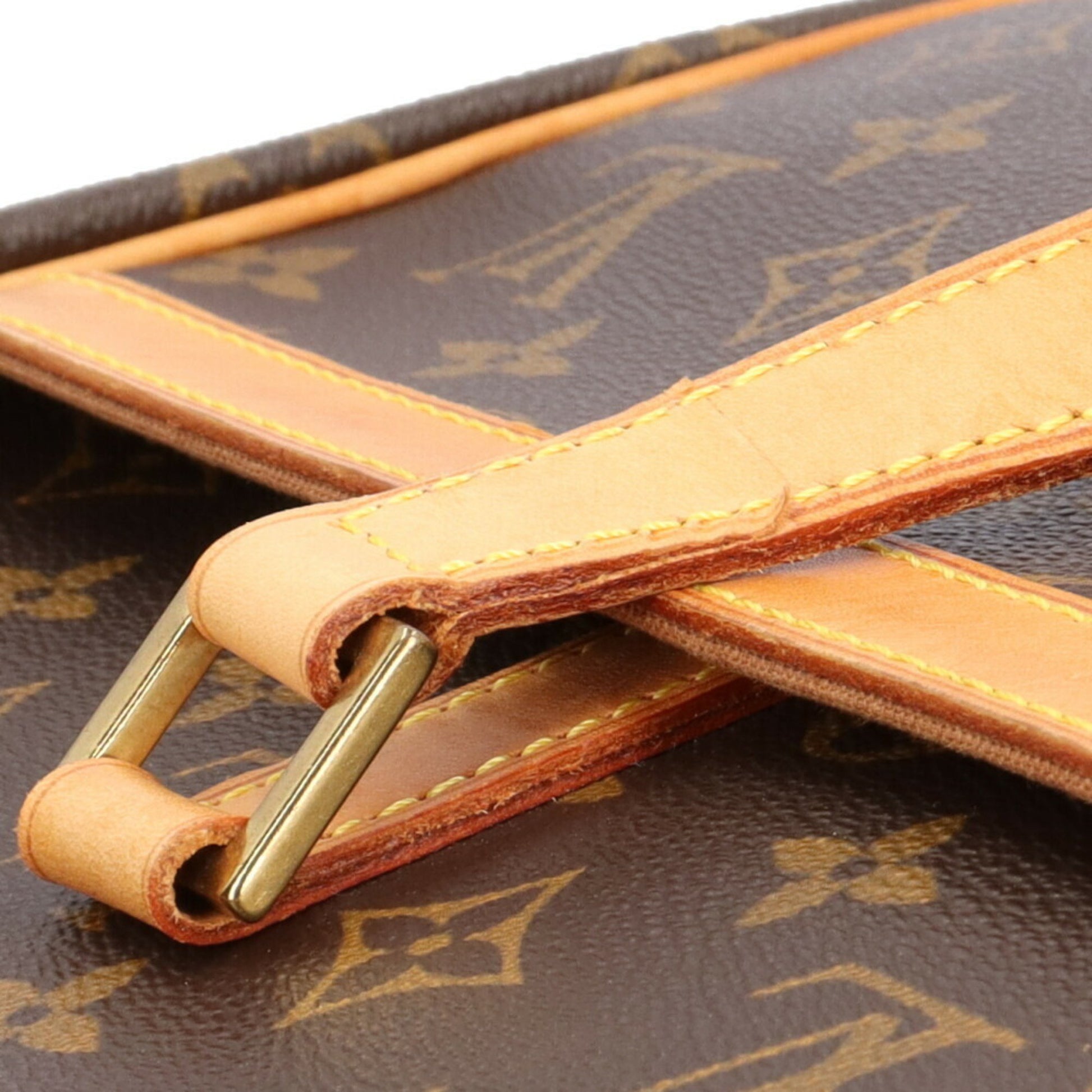 Louis Vuitton Pegase, Brown, Canvas, handbag