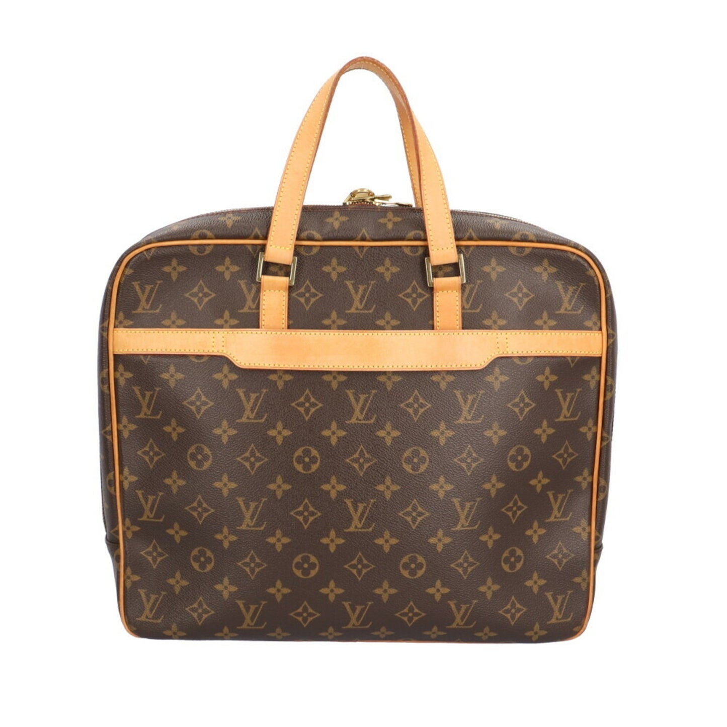 Louis Vuitton Pegase, Brown, Canvas, handbag