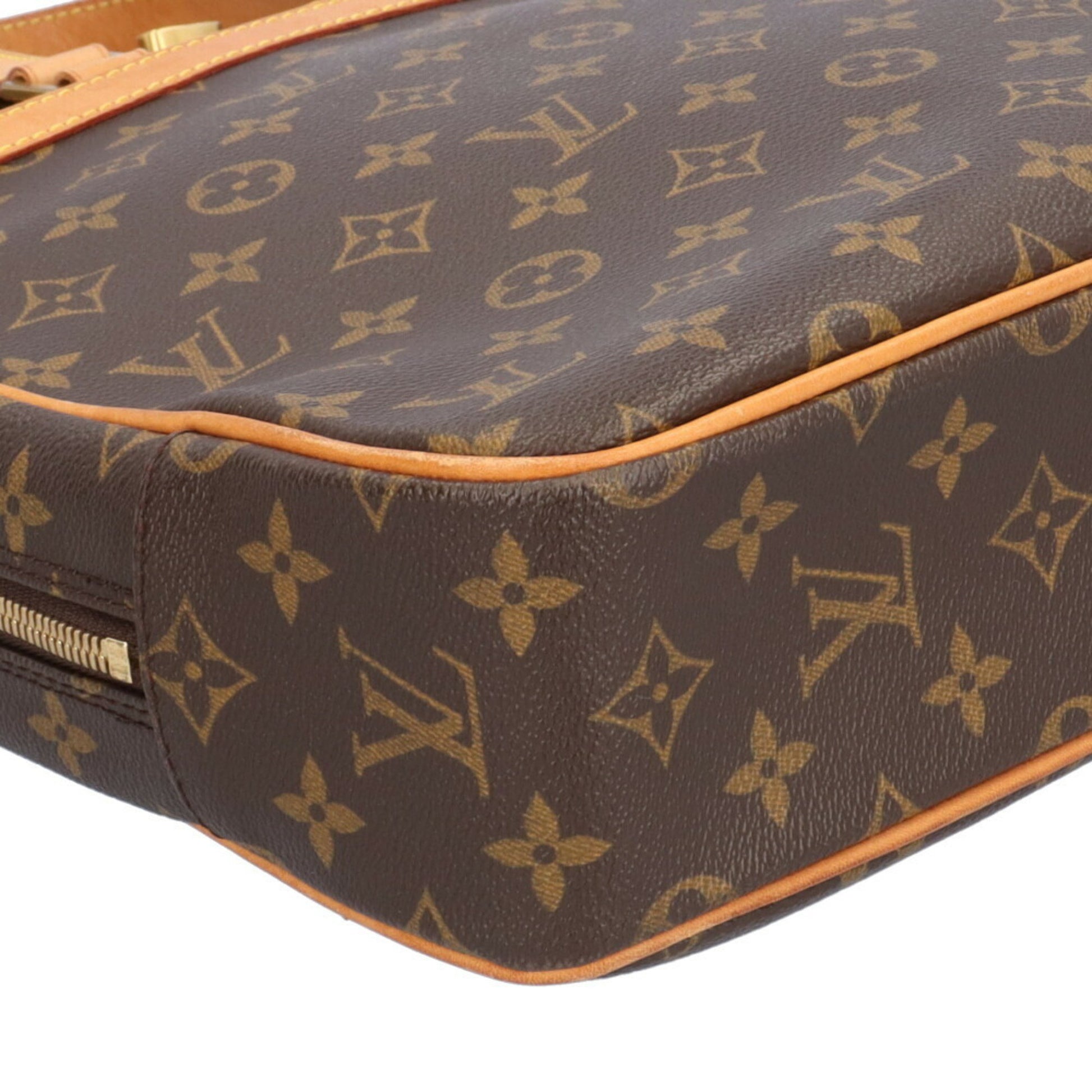 Louis Vuitton Pegase, Brown, Canvas, handbag