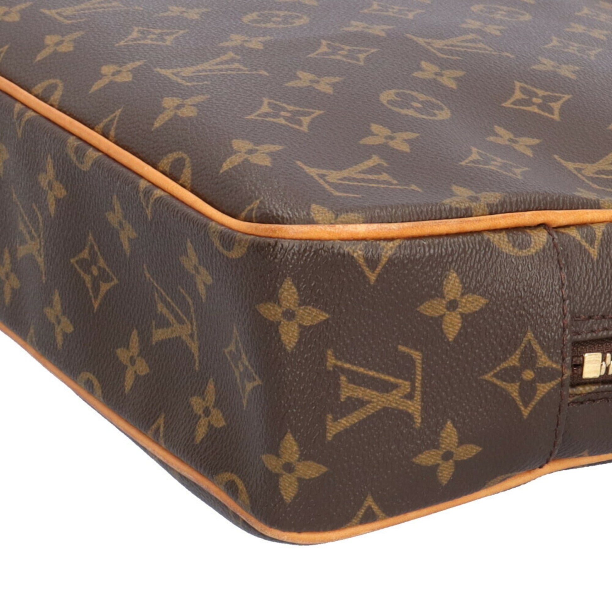 Louis Vuitton Pegase, Brown, Canvas, handbag