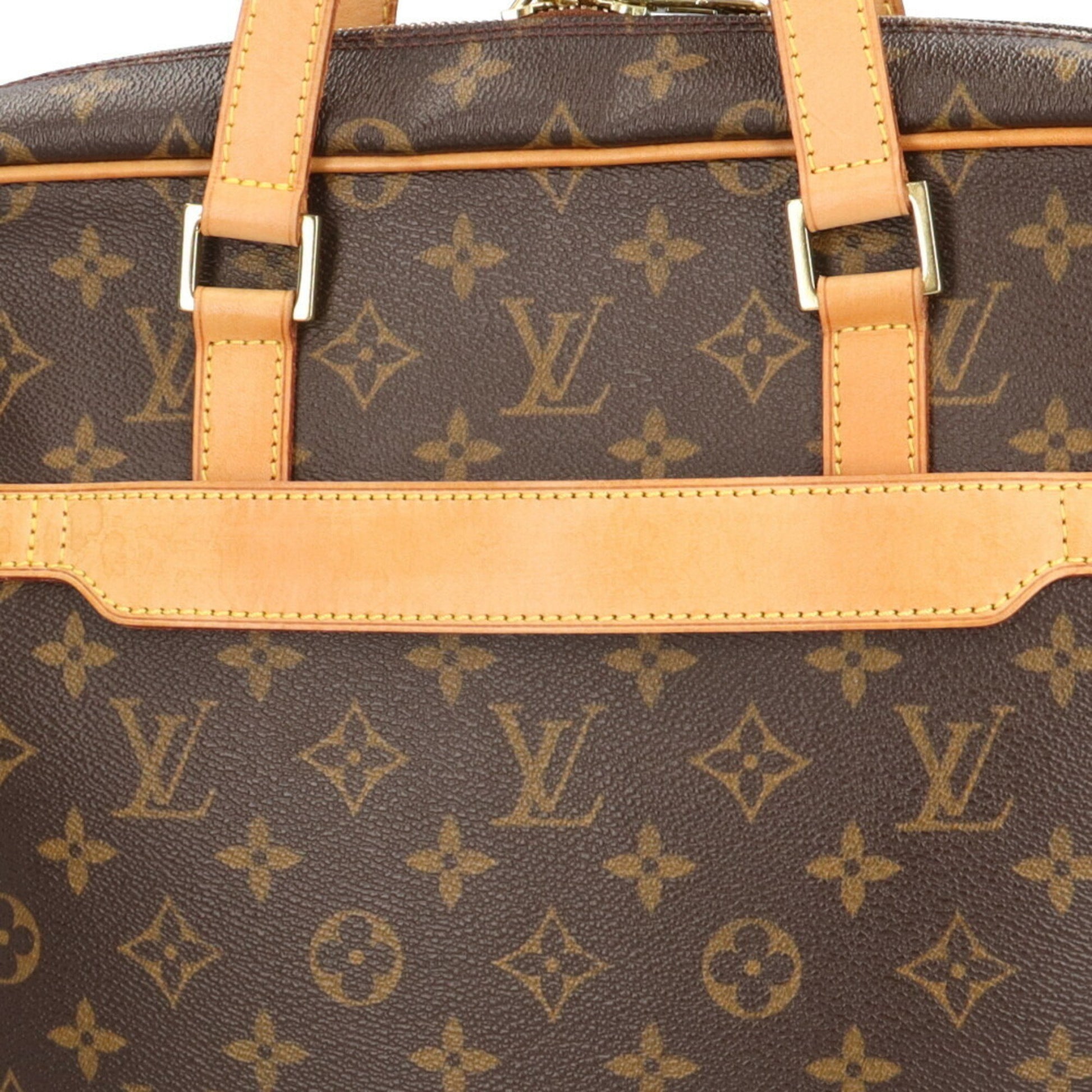 Louis Vuitton Pegase, Brown, Canvas, handbag