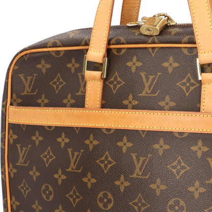 Louis Vuitton Pegase, Brown, Canvas, handbag