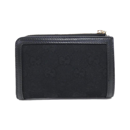 Gucci GG canvas, Black, Canvas, wallet