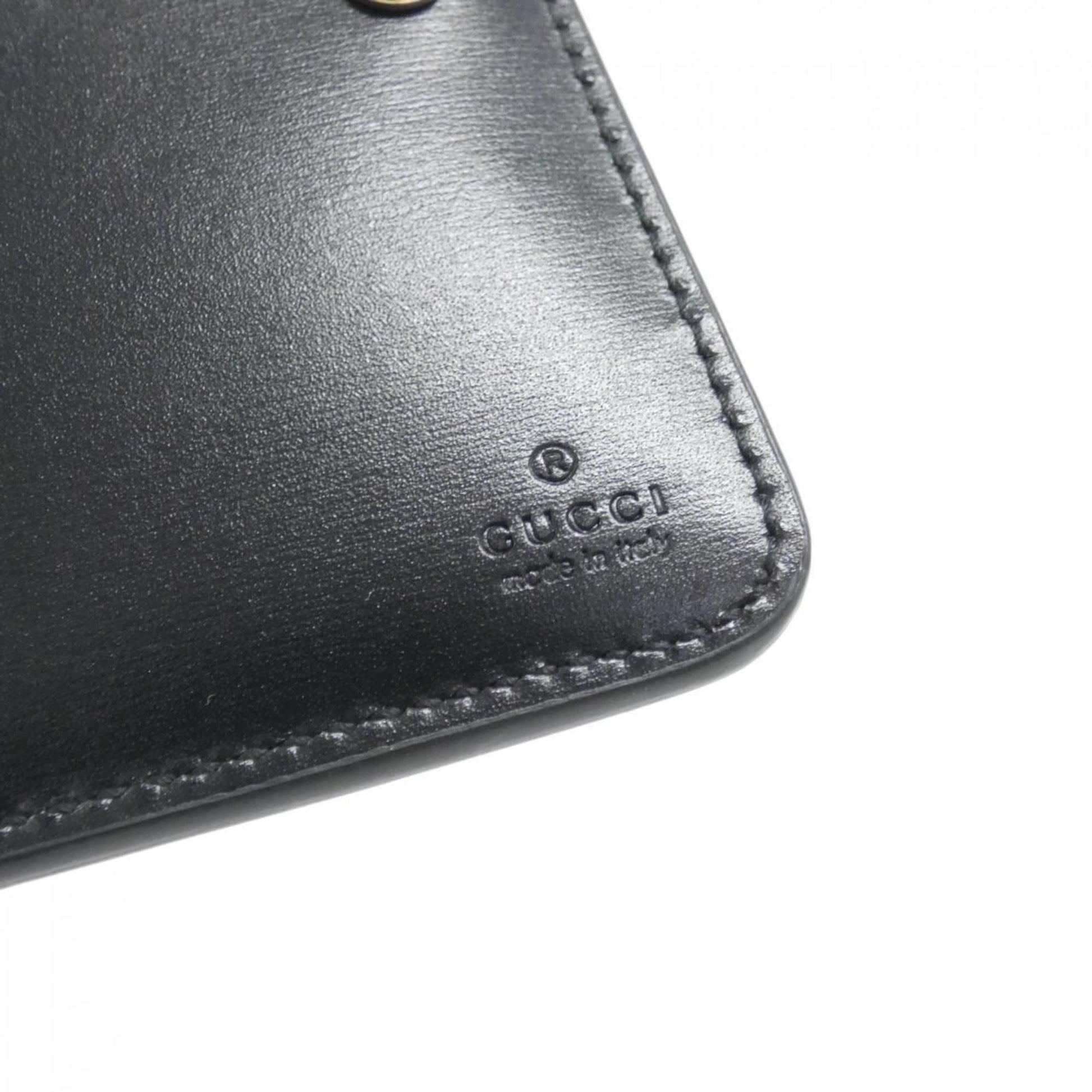 Gucci GG canvas, Black, Canvas, wallet