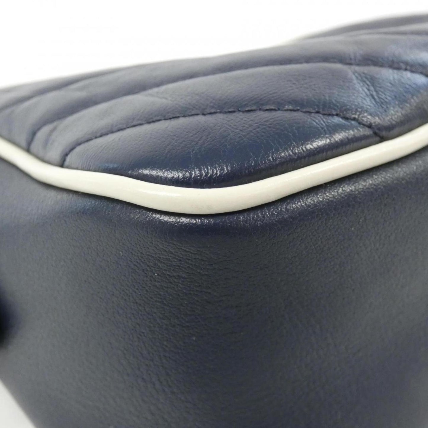 Gucci Marmont, Navy, Leather, shoulder