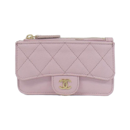 Chanel, Pink, Leather, wallet