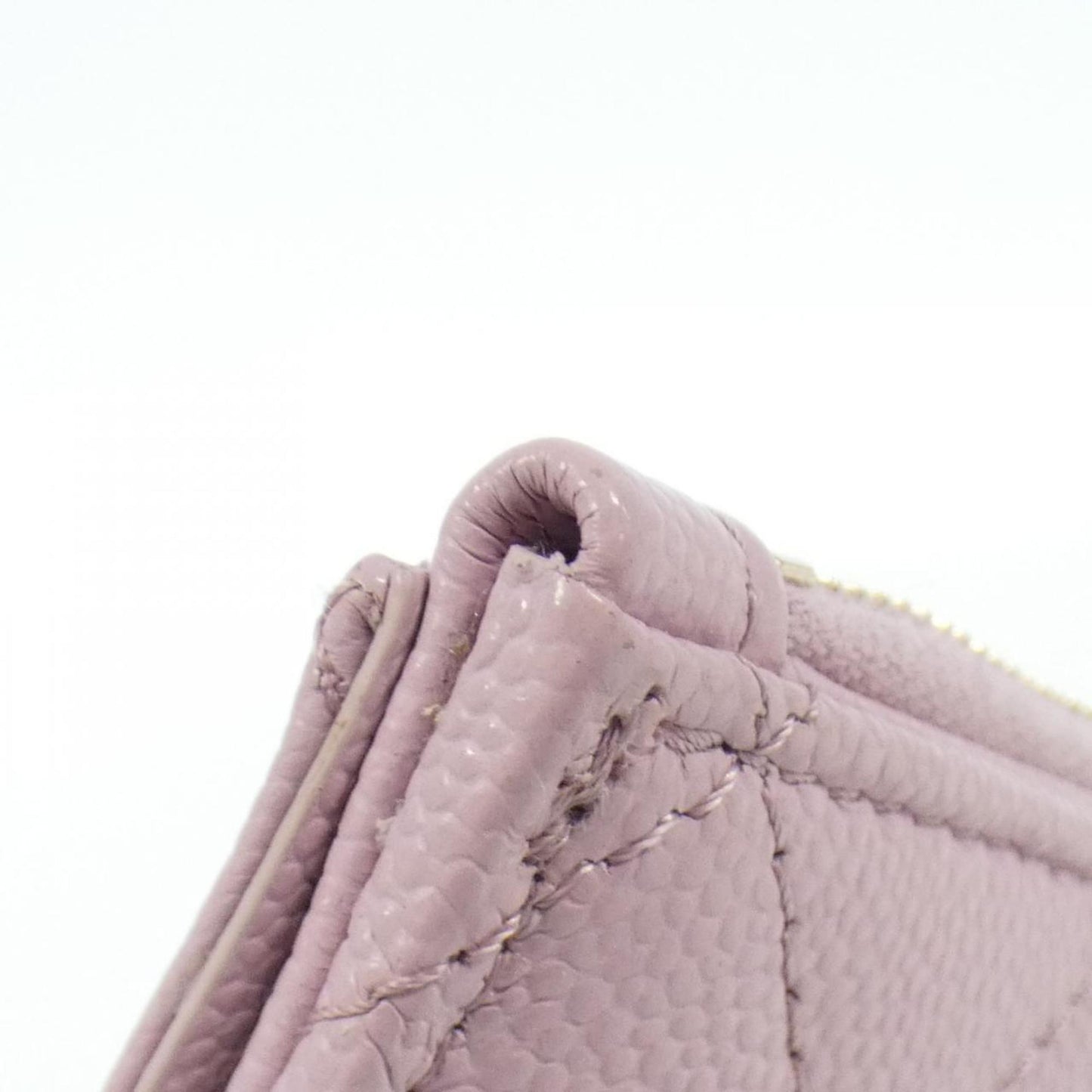 Chanel, Pink, Leather, wallet