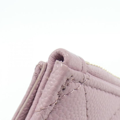 Chanel, Pink, Leather, wallet