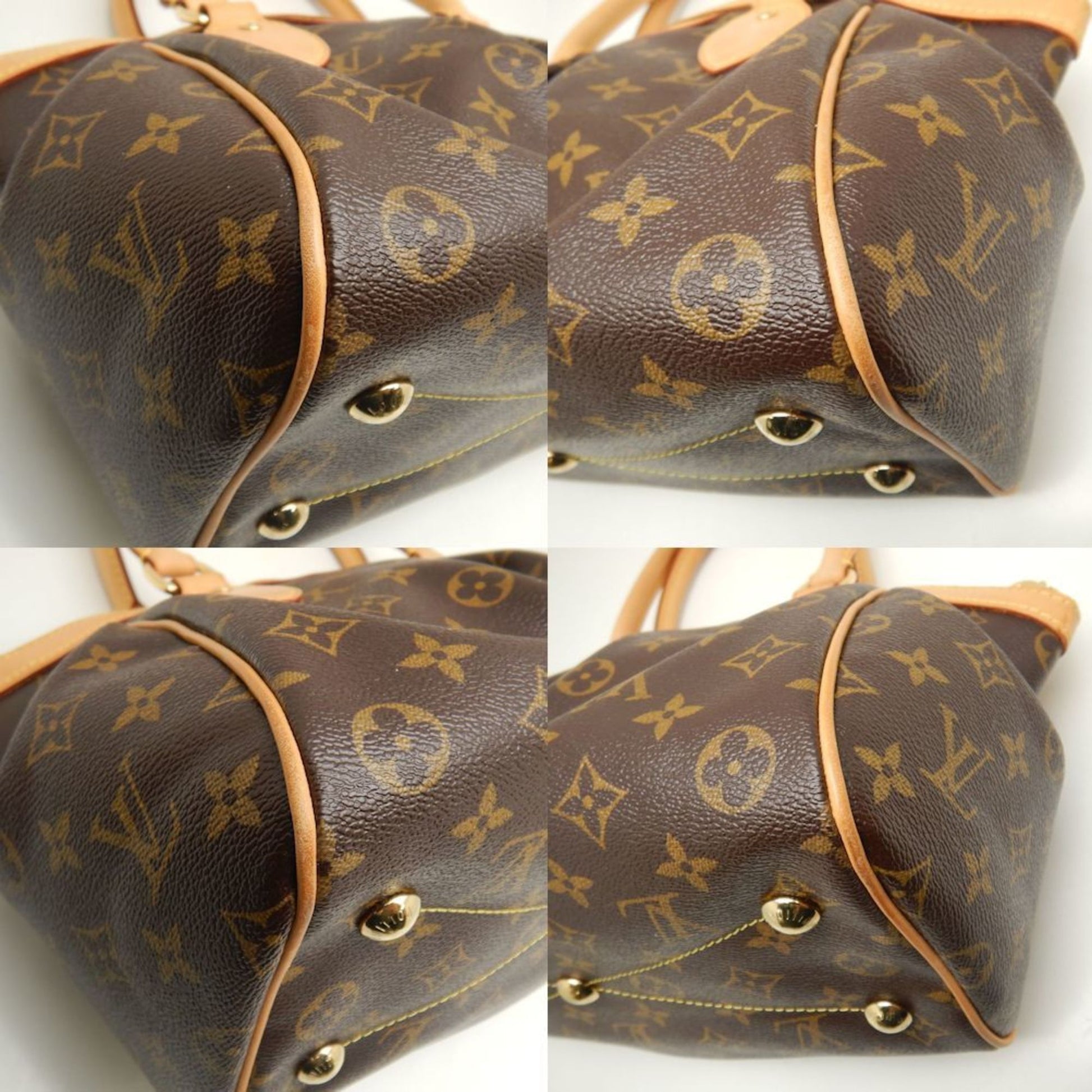 Louis Vuitton Tivoli, Brown, Canvas, handbag