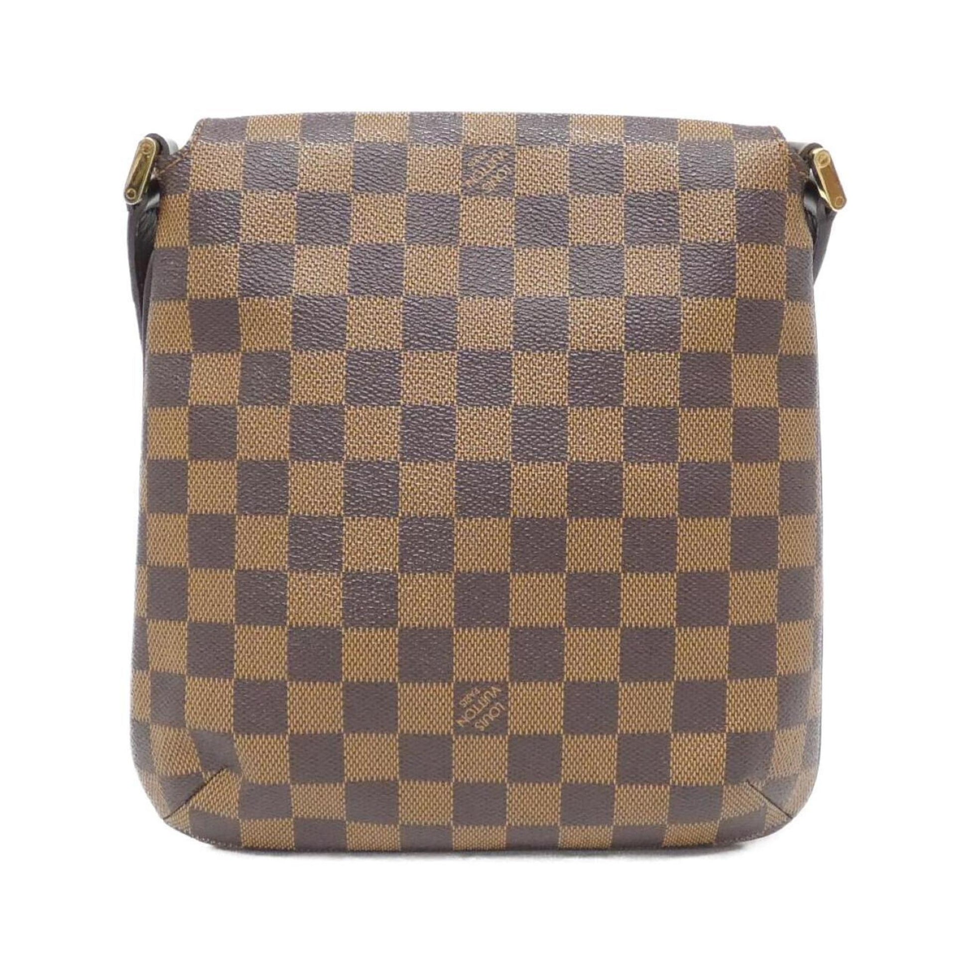 Louis Vuitton Musette Salsa, Brown, Canvas, shoulder
