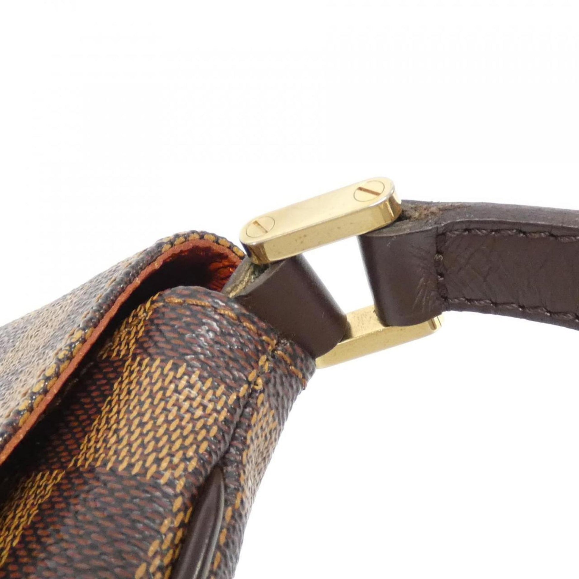 Louis Vuitton Musette Salsa, Brown, Canvas, shoulder