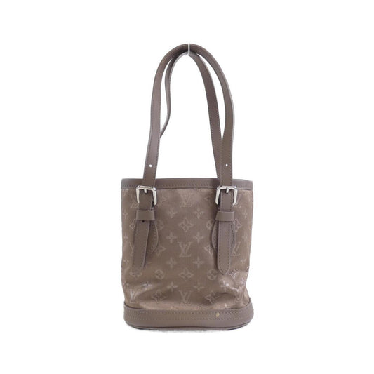 Louis Vuitton Bucket, Beige, Silk, handbag