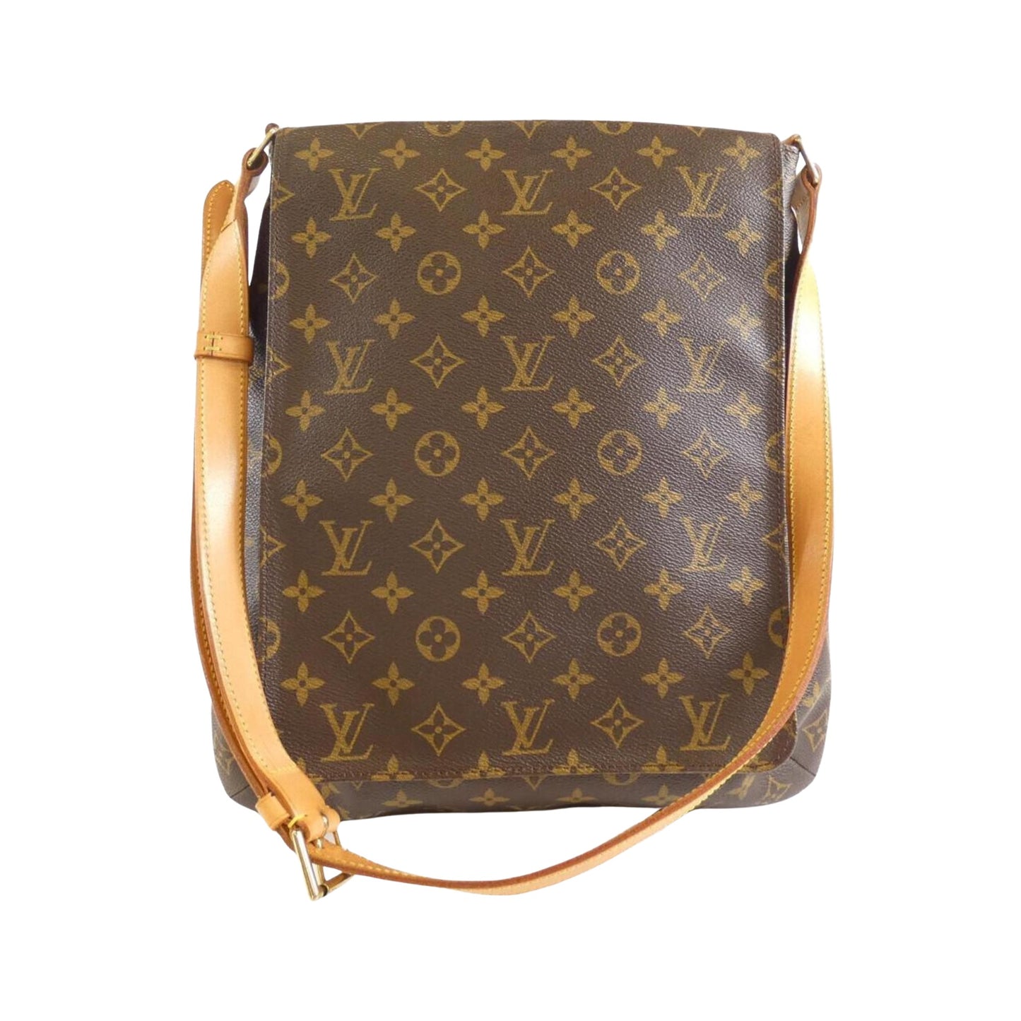 Louis Vuitton Musette, Brown, Canvas, shoulder