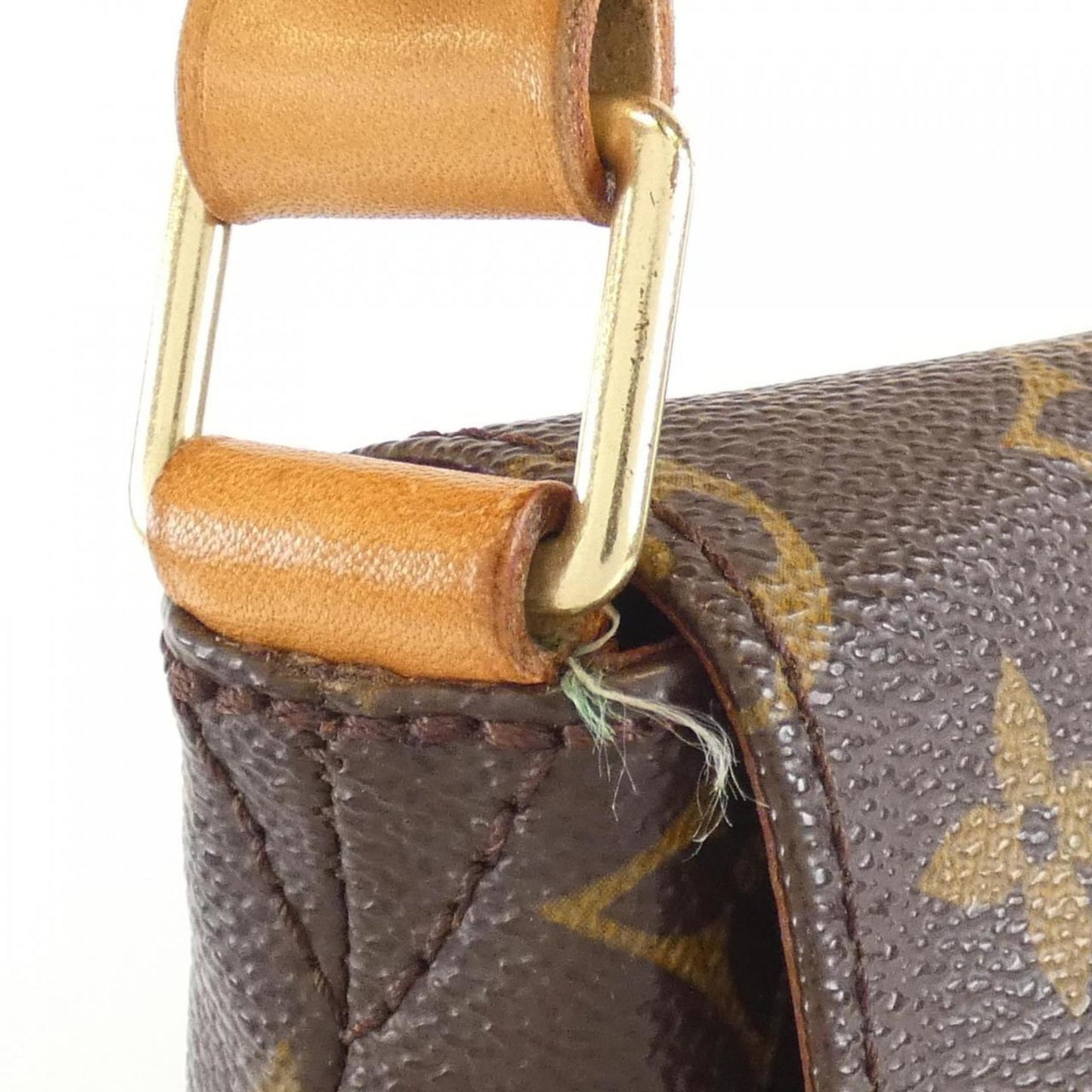 Louis Vuitton Musette, Brown, Canvas, shoulder