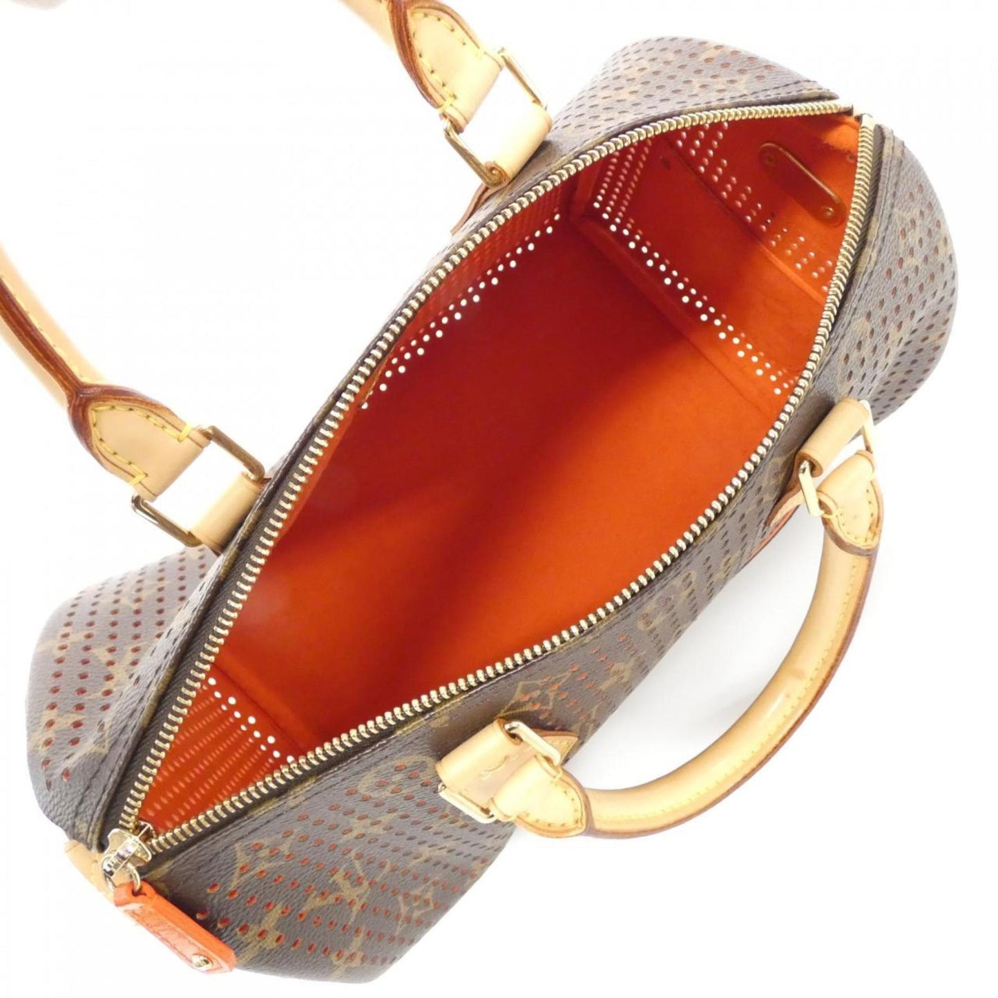 Louis Vuitton Speedy 30, Brown, Canvas, travel