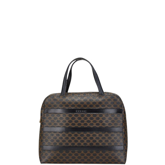 Céline Macadam, Brown, Canvas, handbag