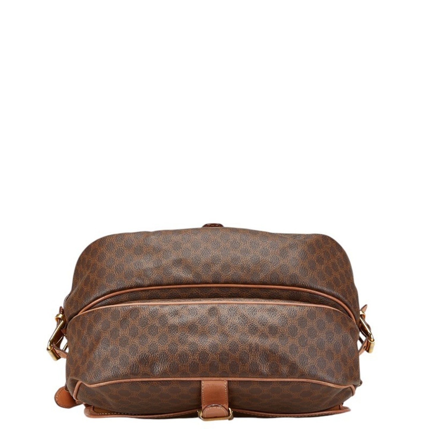 Céline Macadam, Brown, Canvas, shoulder