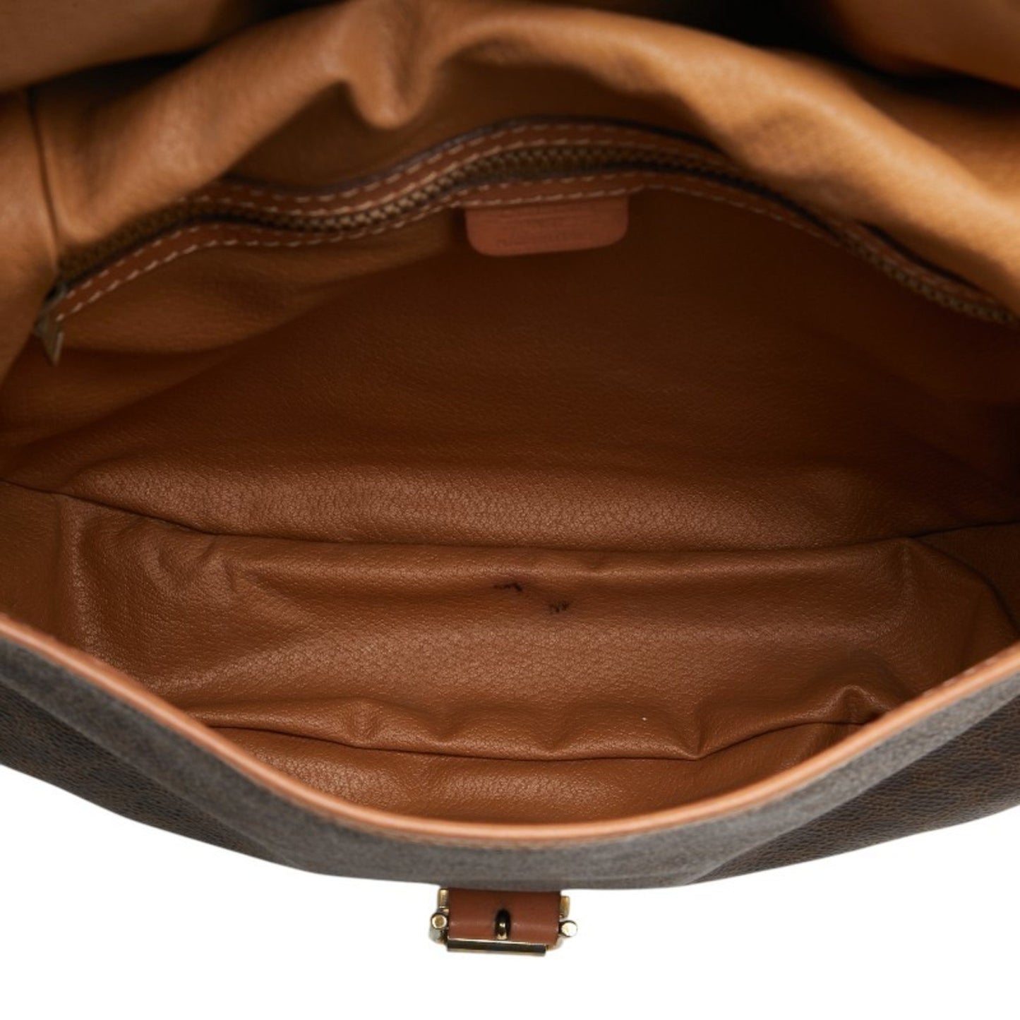 Céline Macadam, Brown, Canvas, shoulder