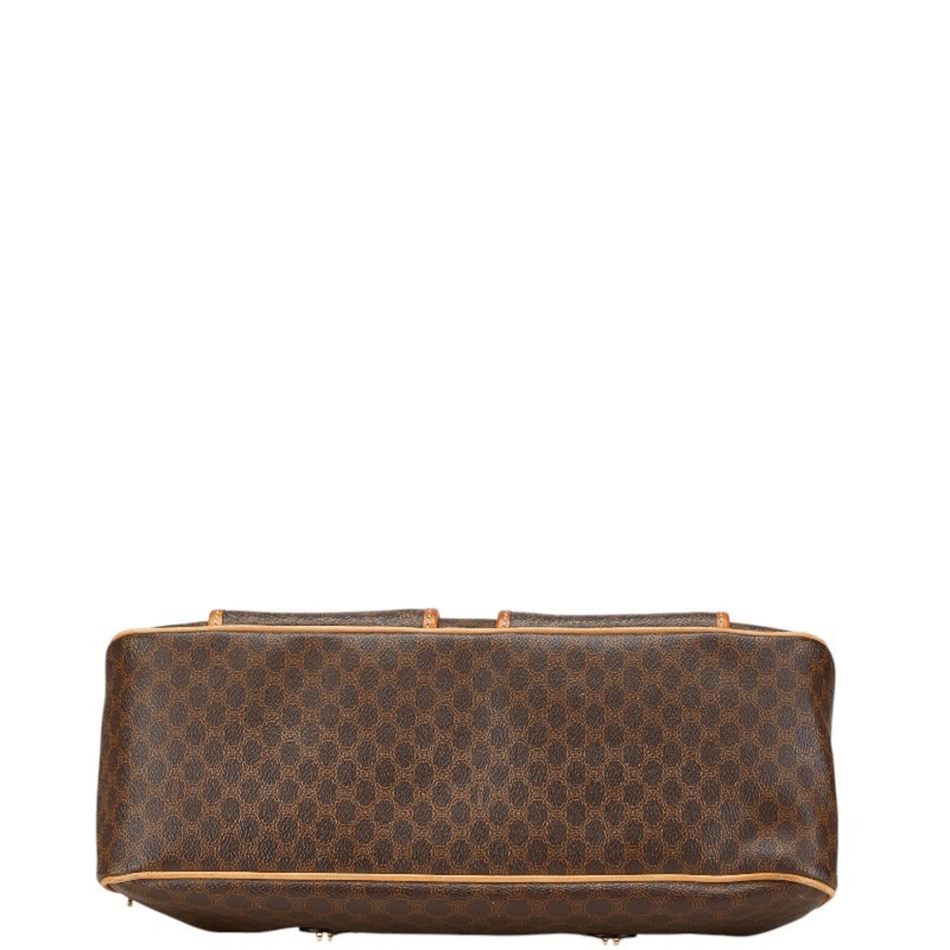 Céline Macadam, Brown, Canvas, handbag