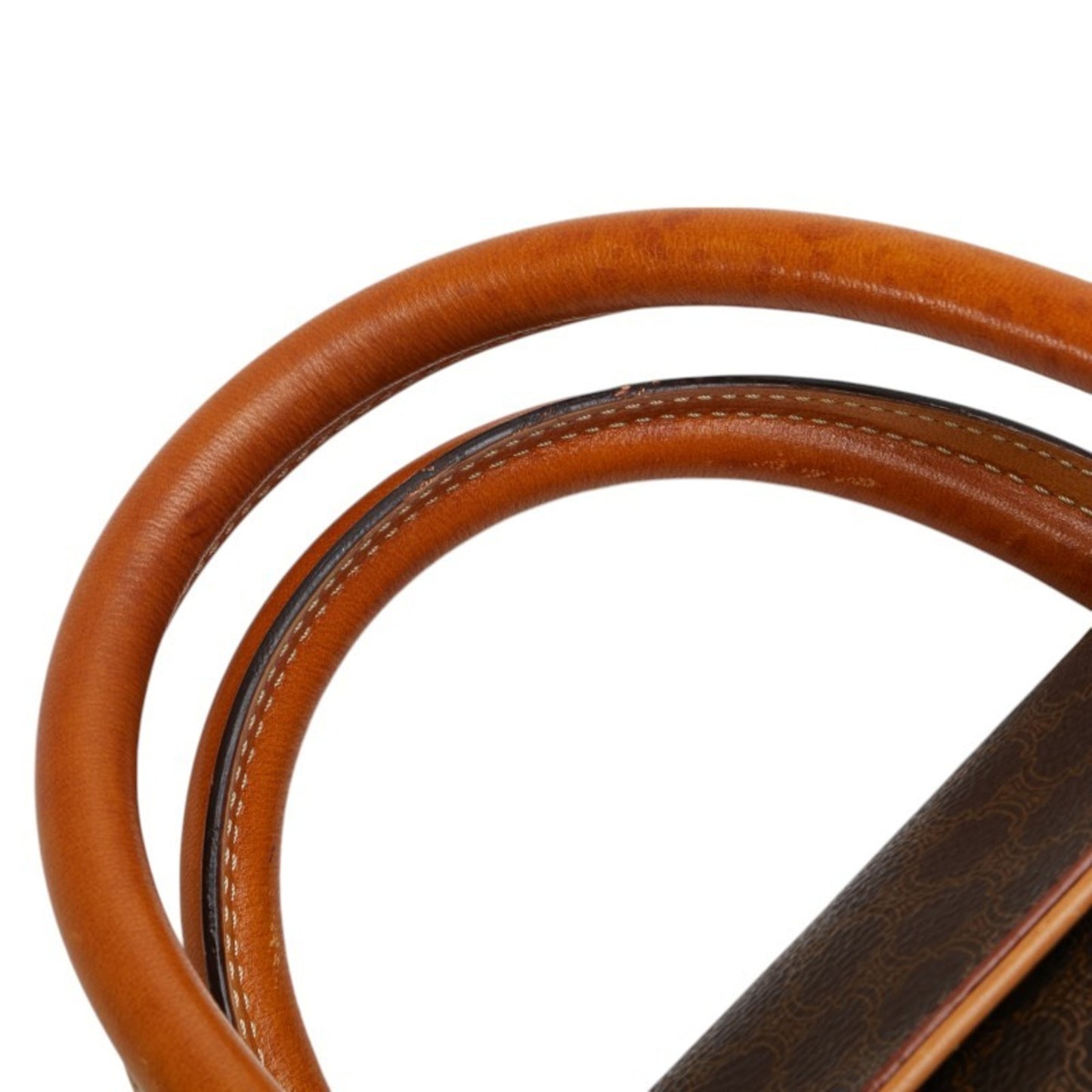 Céline Macadam, Brown, Canvas, handbag