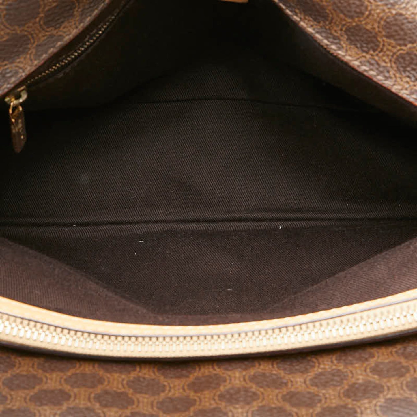 Céline Macadam, Brown, Canvas, handbag