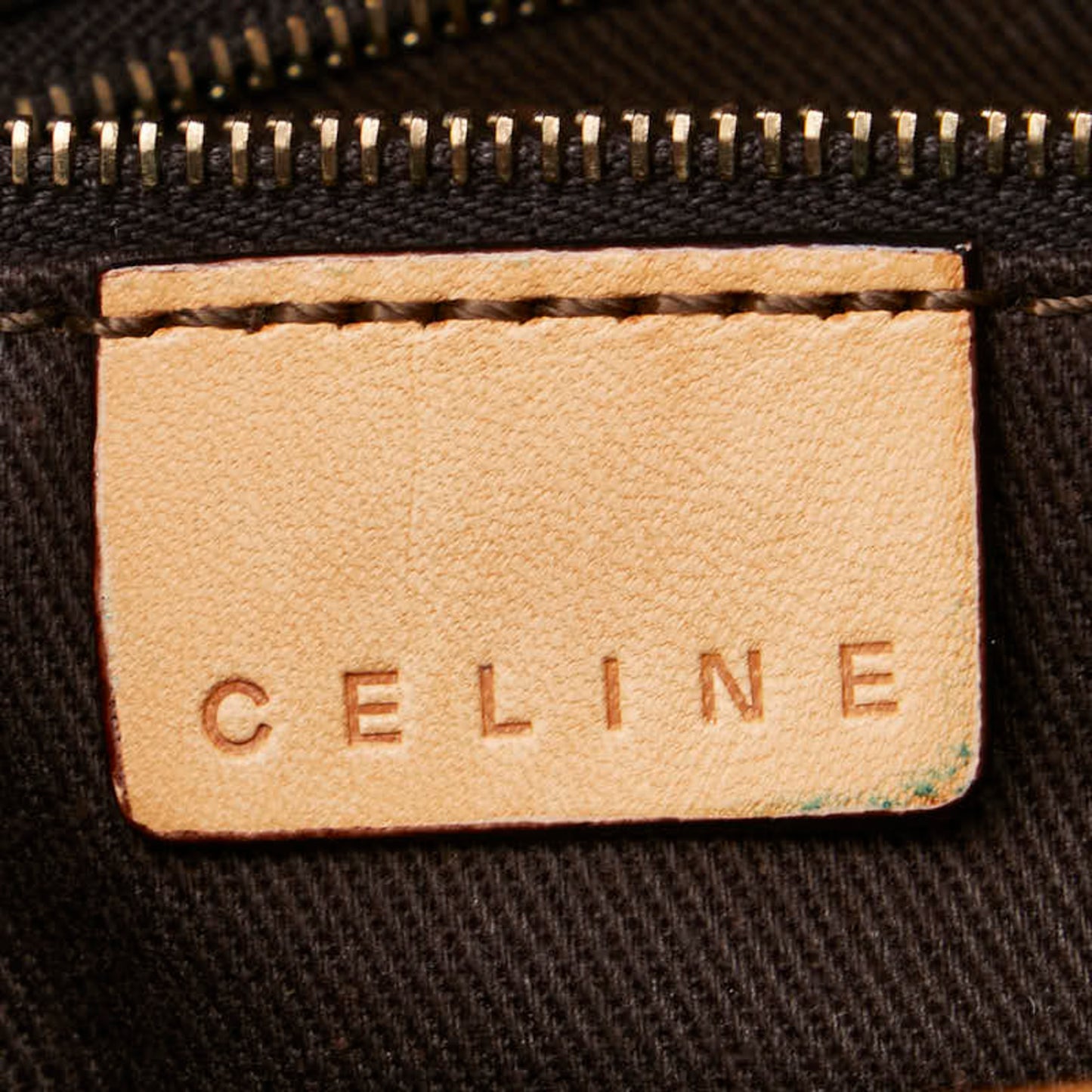 Céline Macadam, Brown, Canvas, handbag