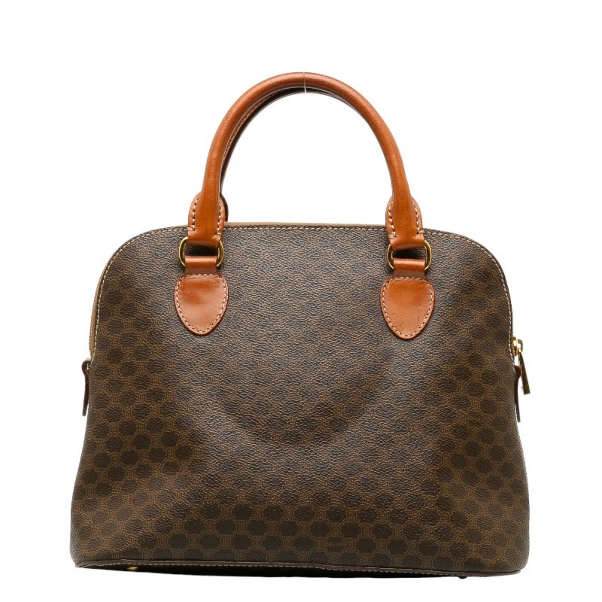 Céline Macadam, Brown, Canvas, handbag