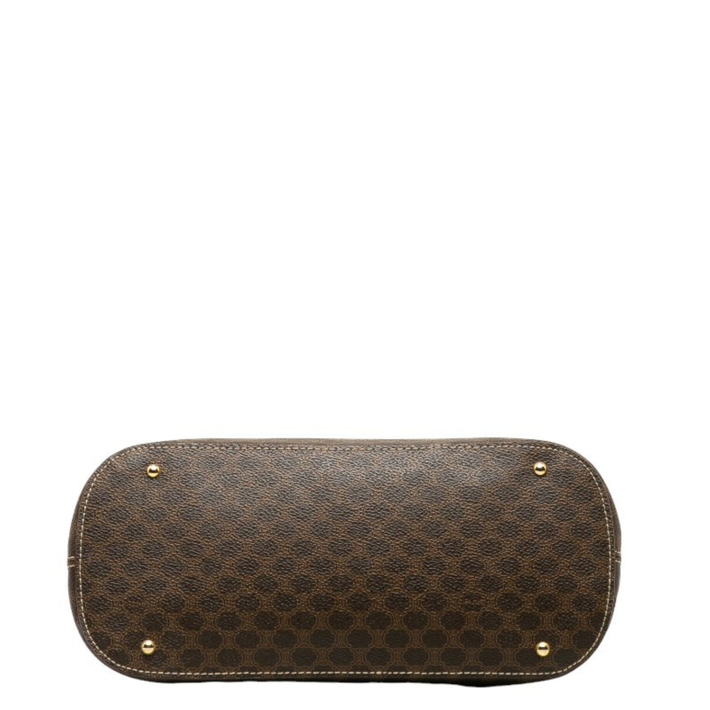 Céline Macadam, Brown, Canvas, handbag