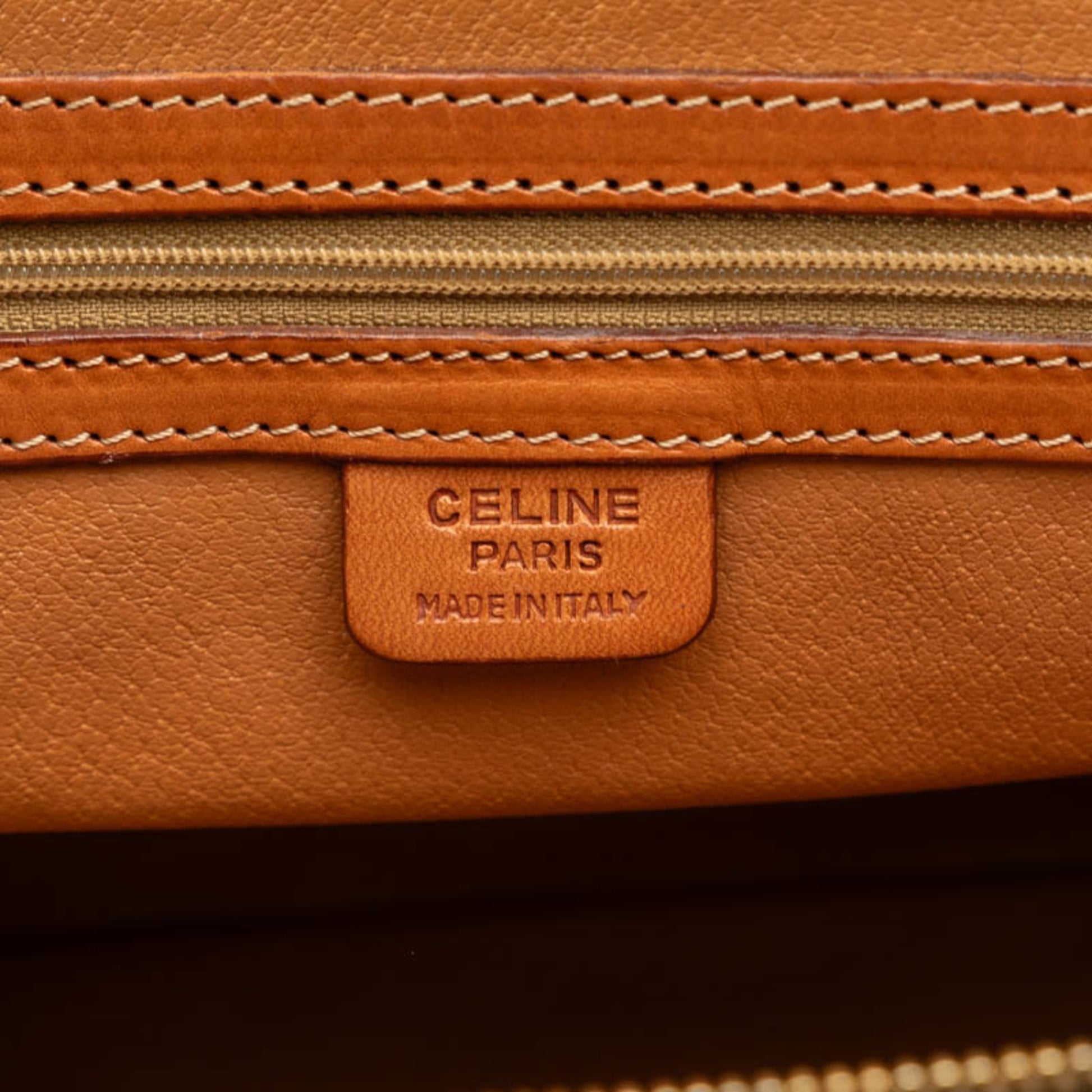 Céline Macadam, Brown, Canvas, handbag