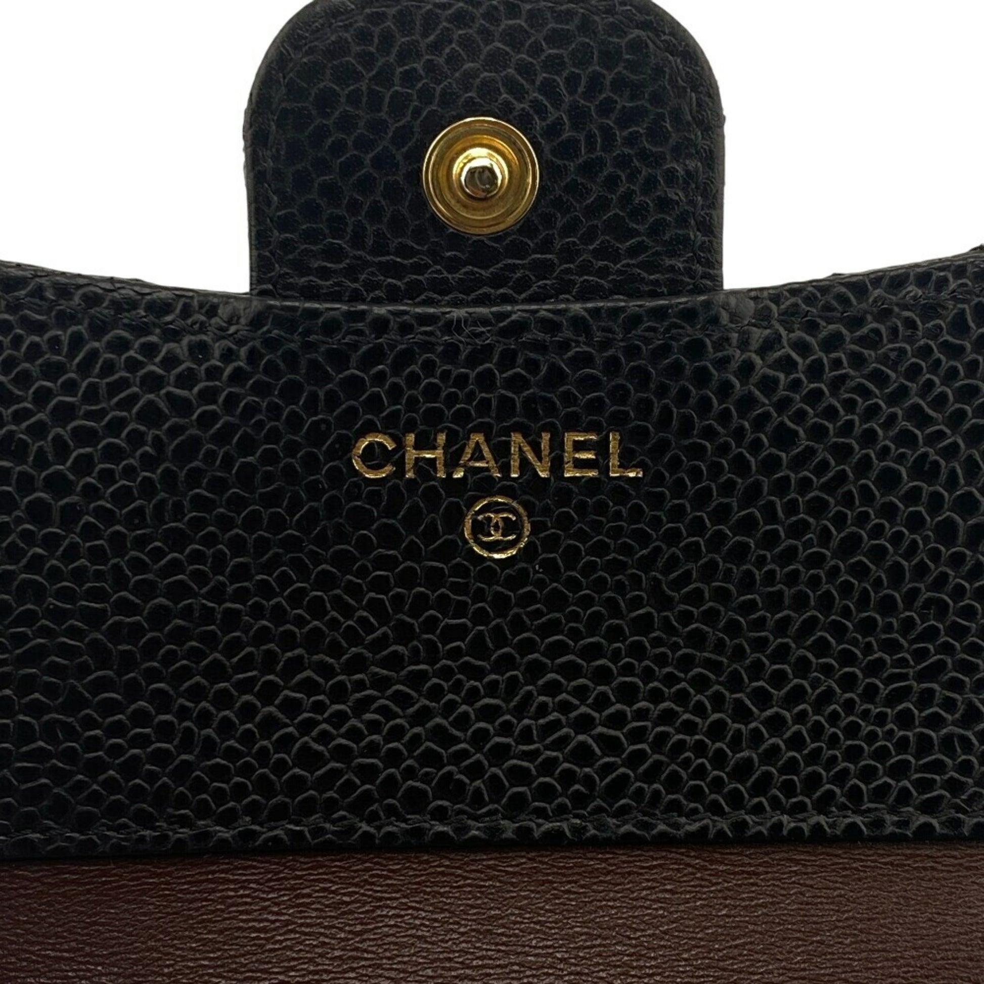 Chanel Porte carte, Navy, Leather, wallet